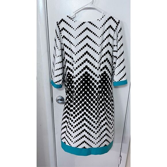 SANDRA DARREN RETRO MOD POLKA DOT WOMENS DRESS SIZE 12 - Picture 6 of 9